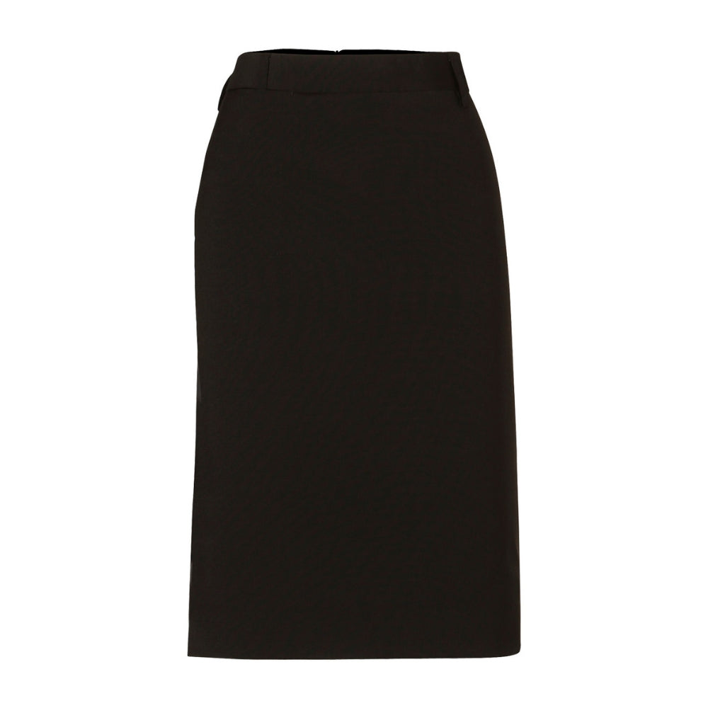 WS Women's Wool Blend Stretch Mid Length Lined Pencil Skirt - M9470