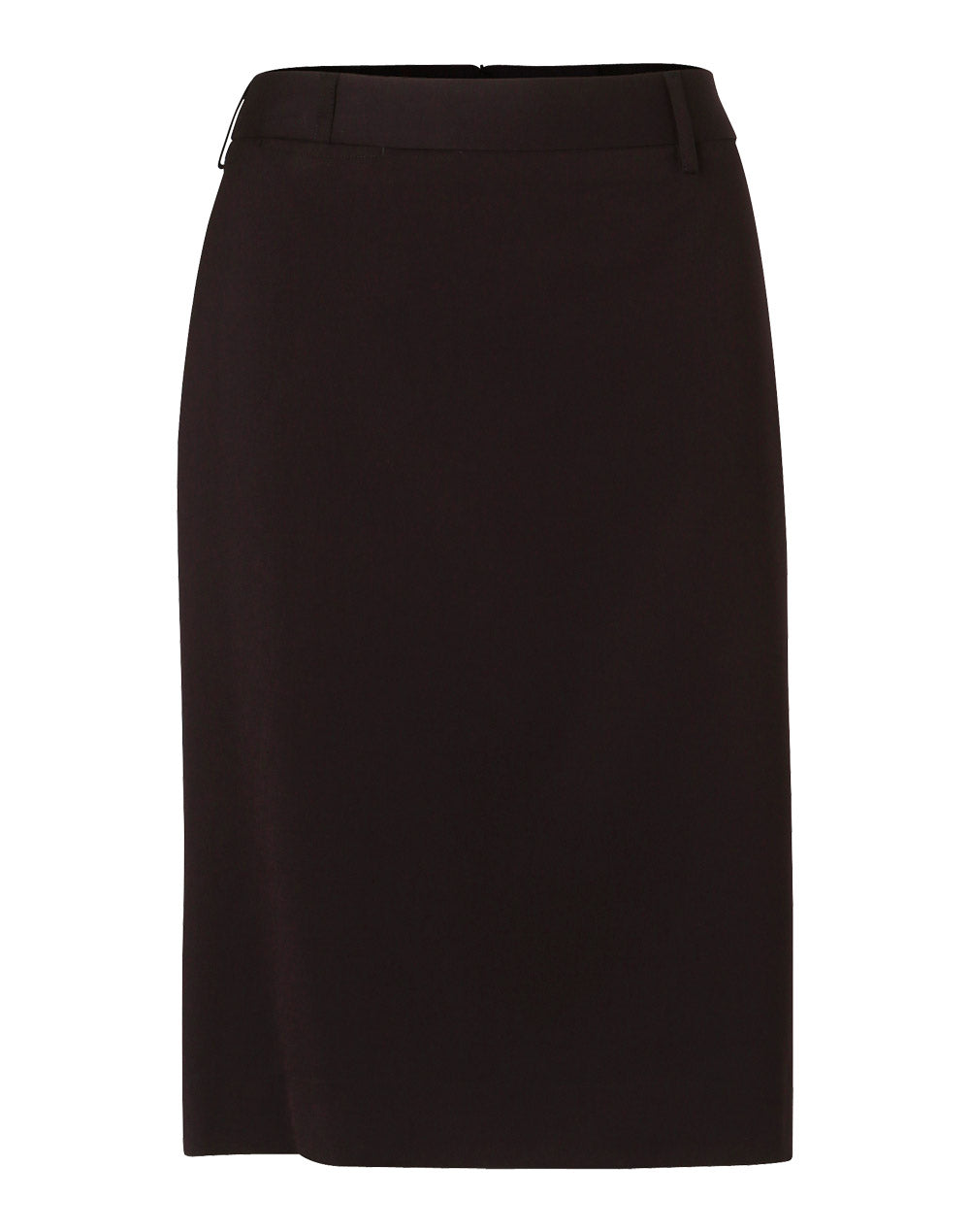 WS Women's Poly/Viscose Stretch Mid Length Lined Pencil Skirt - M9471