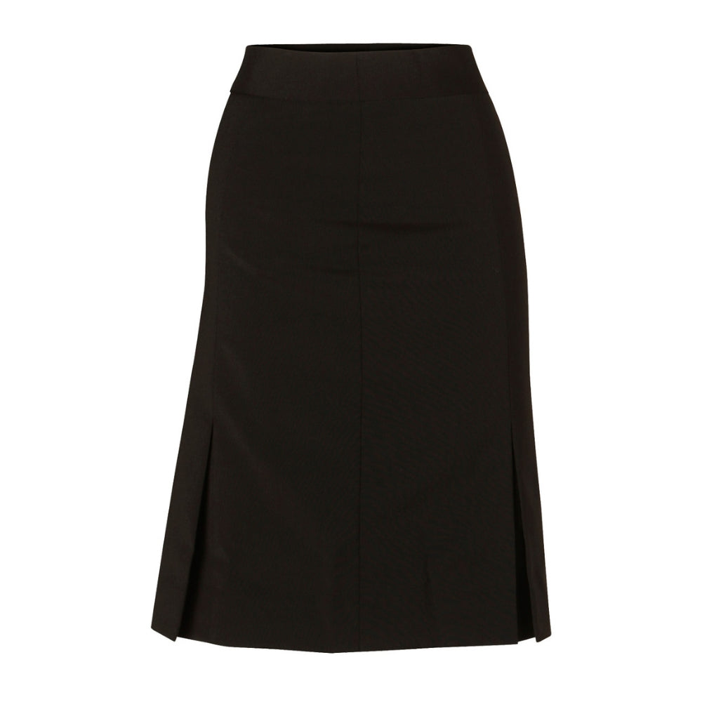 WS Women's Wool Blend Stretch Pleated Skirt - M9473