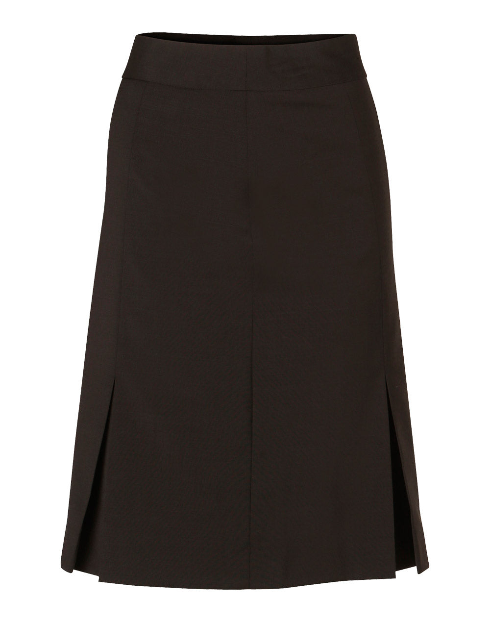 WS Women's Wool Blend Stretch Pleated Skirt - M9473