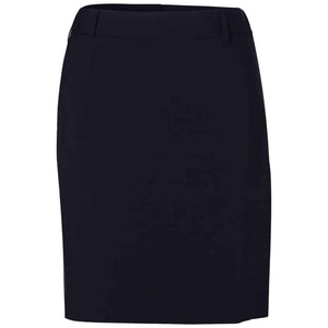 M9479_LADIES TWILL STRETCH UTILITY SKIRT-Navy