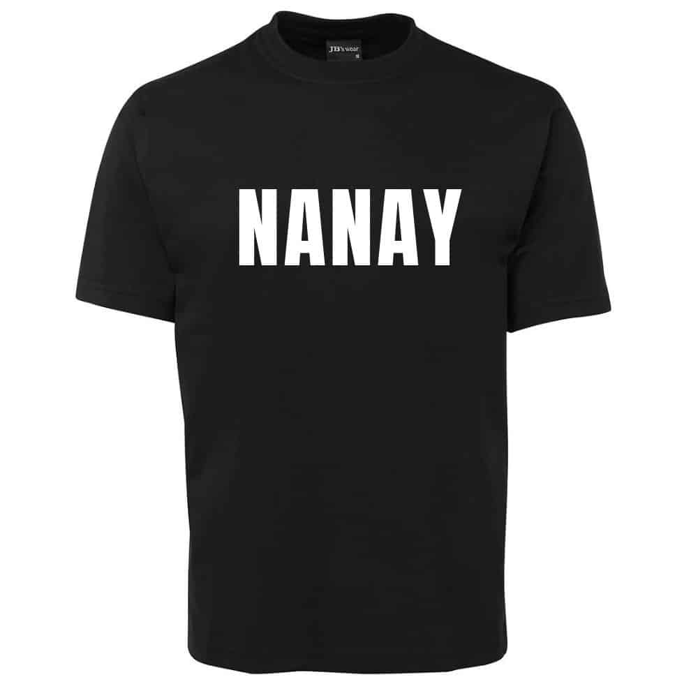 Nanay_Black Tees