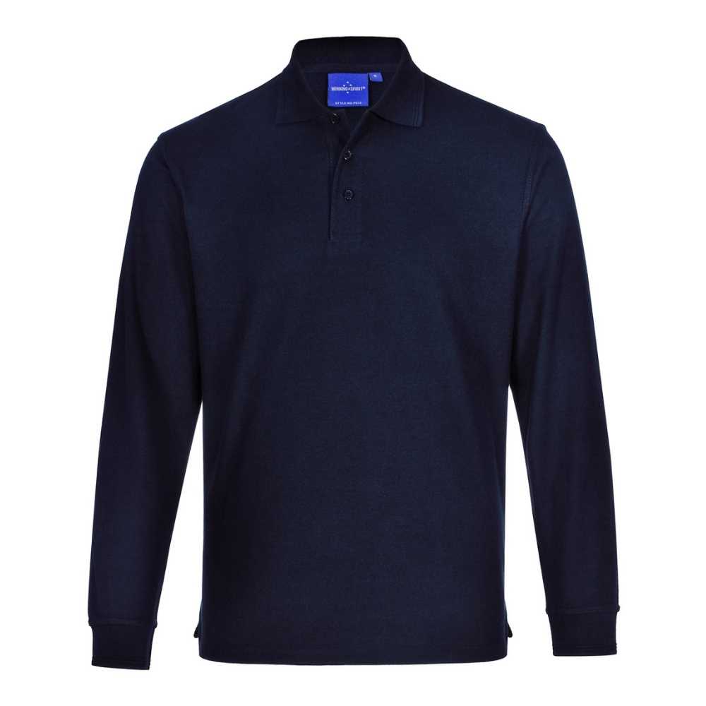 PS12_WS_Unisex-Traditional-PolyCotton-Pique-Long-Sleeve-Polo_Navy