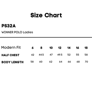 PS32A_Size-Chart
