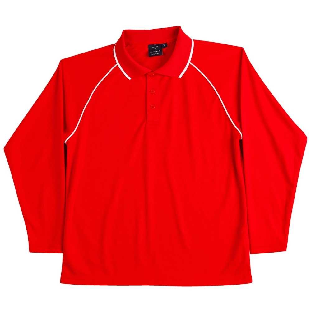 PS43K_Champion-Plus-Kids_Long-Sleeve-Polo_Red-White