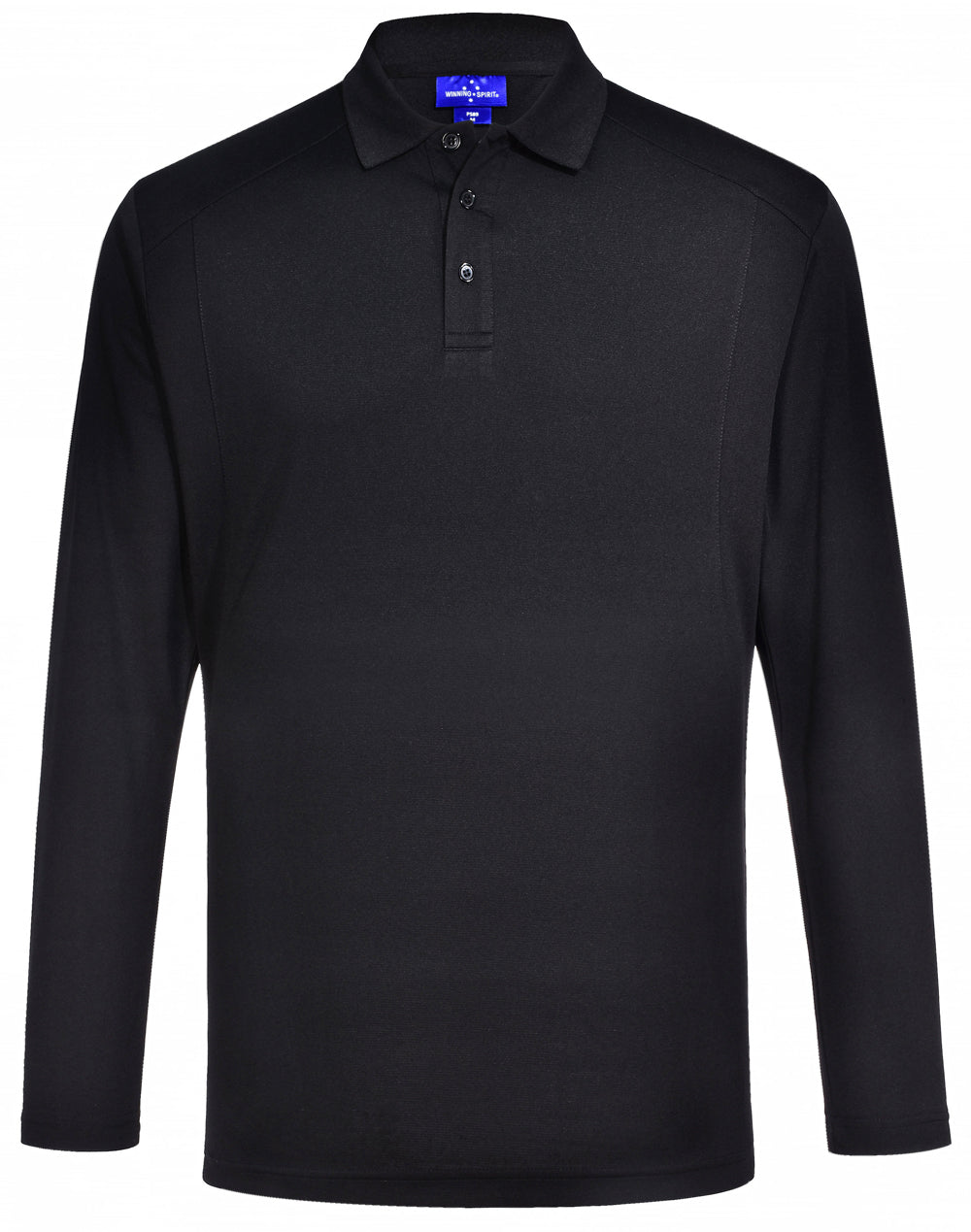 WS  Lucky Bamboo Long Sleeve Polo Mens - PS89