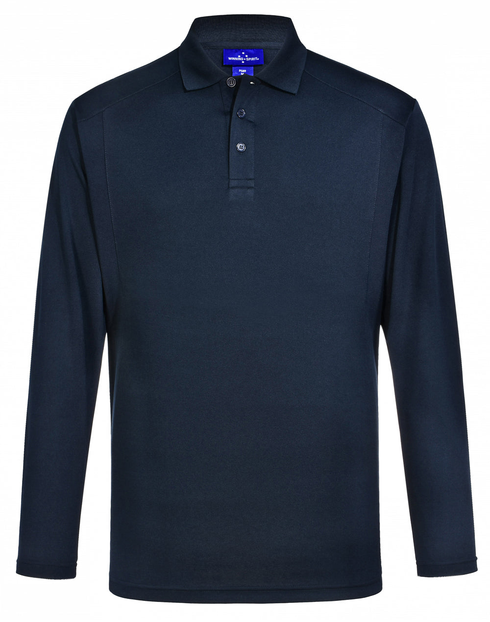 WS  Lucky Bamboo Long Sleeve Polo Mens - PS89