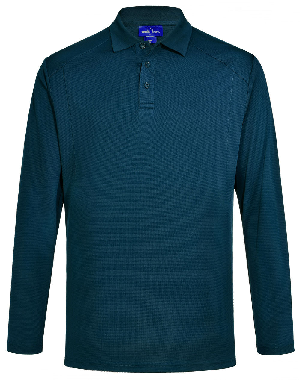 WS  Lucky Bamboo Long Sleeve Polo Mens - PS89
