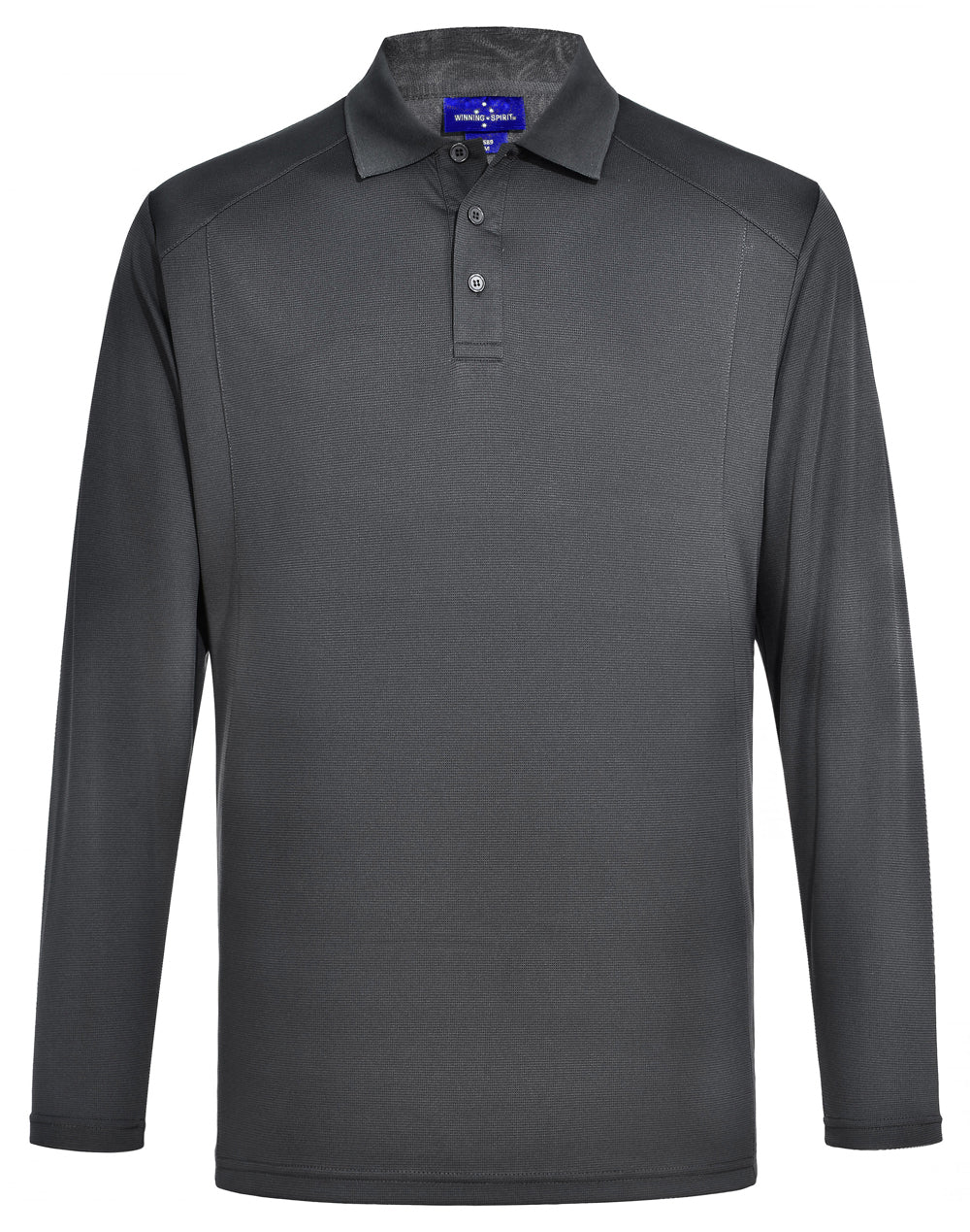 WS  Lucky Bamboo Long Sleeve Polo Mens - PS89