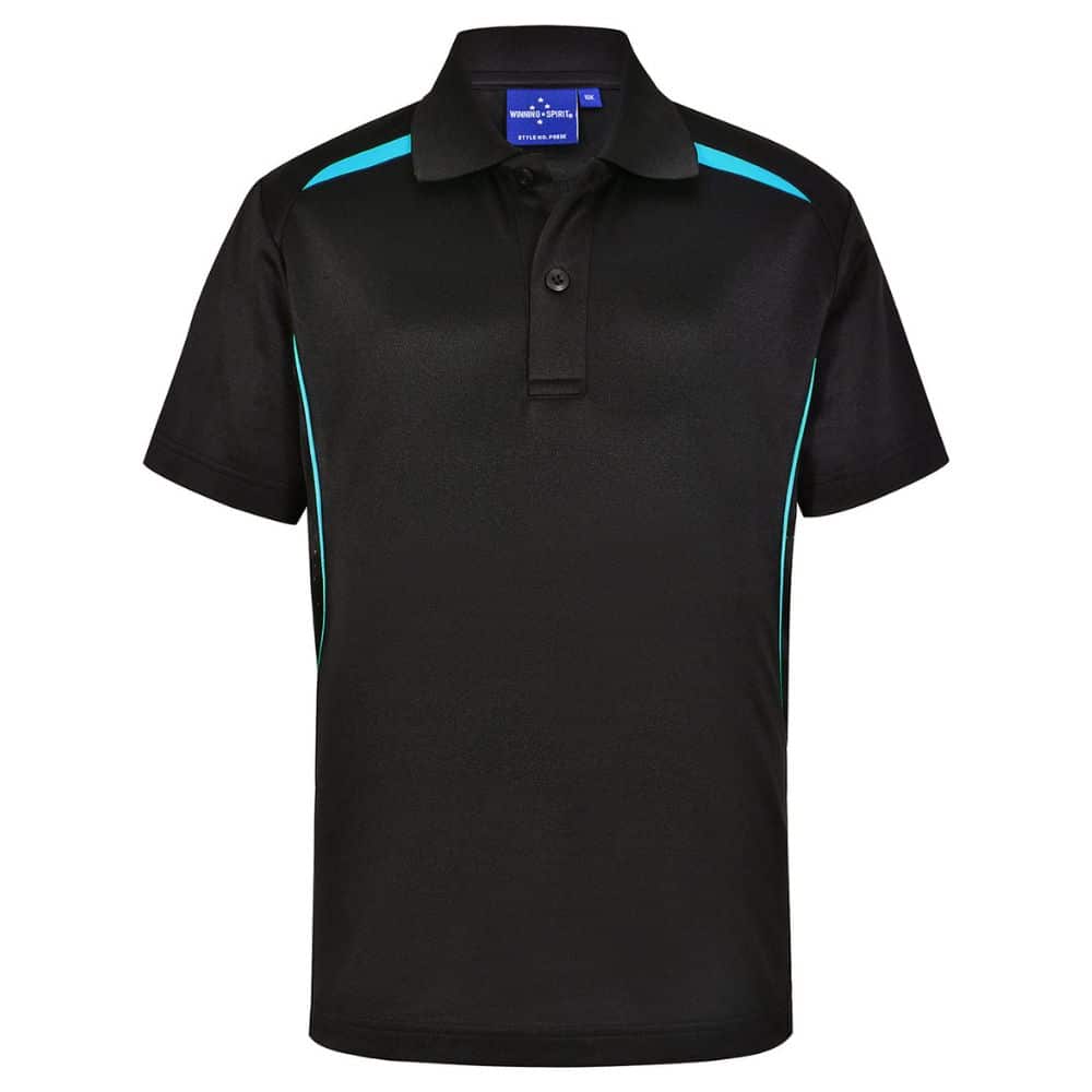 PS93K_KIDS-SUSTAINABLE-POLYCOTTON-CONTRAST-SS-POLO-Black-Aqua-Blue