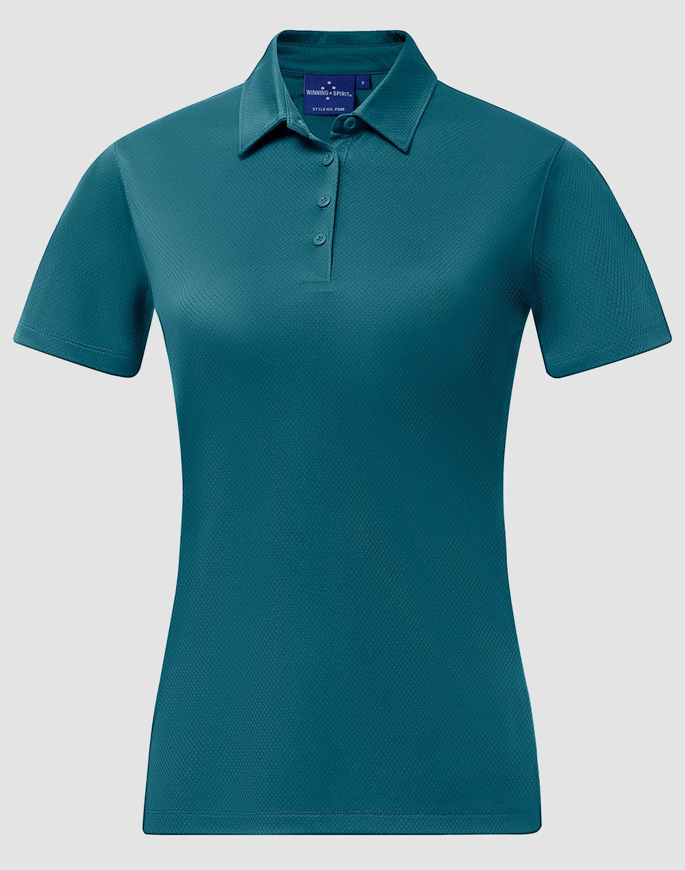 WS Sustainable Jacquard Knit Polo Ladies - PS96