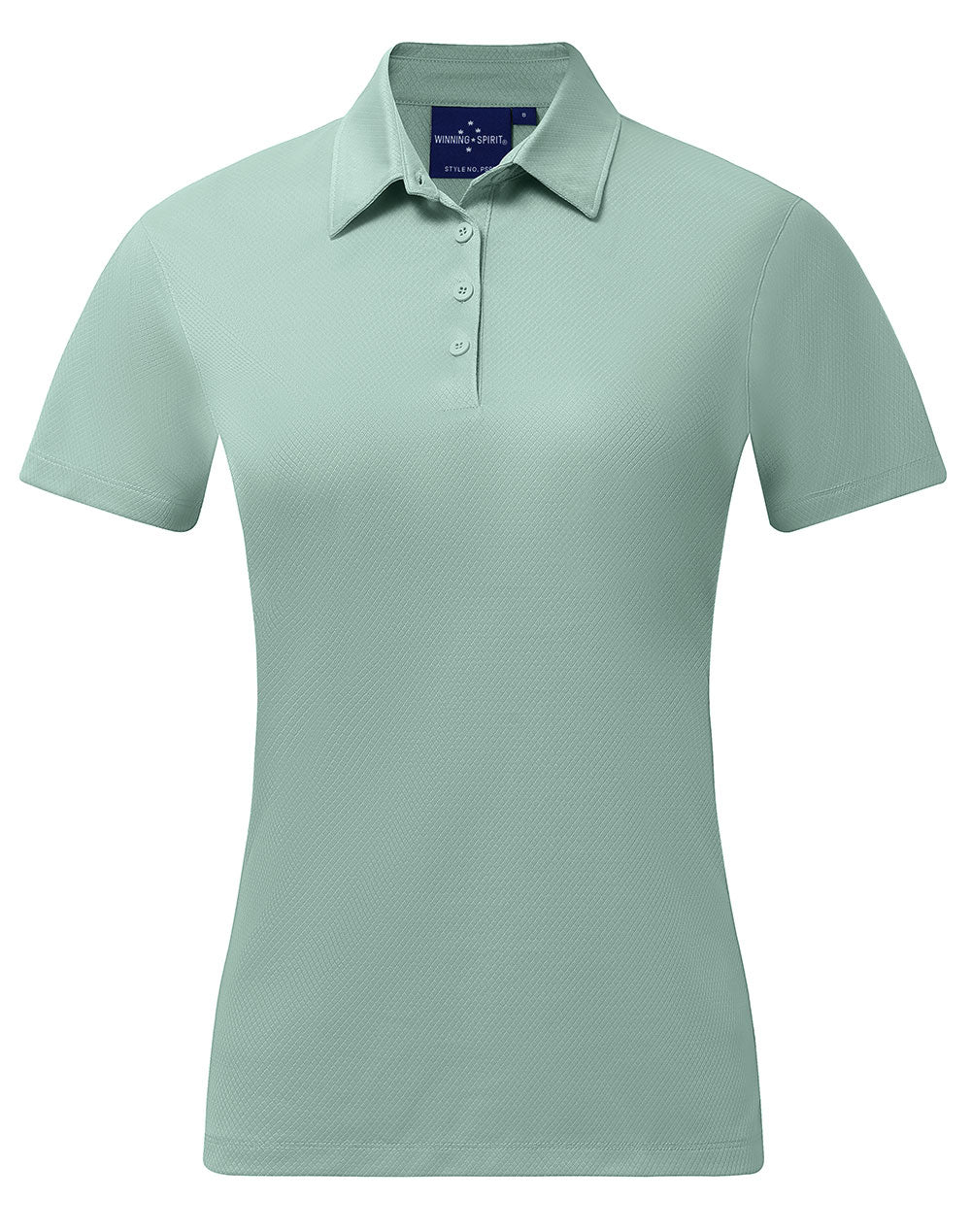 WS Sustainable Jacquard Knit Polo Ladies - PS96