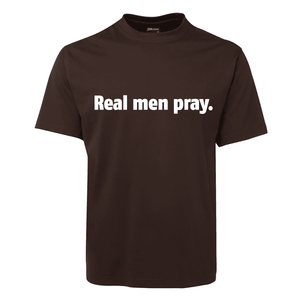 Real-Men-Pray_White_Chocolate-Shirt