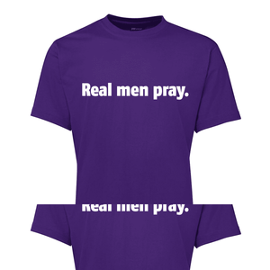 Real-Men-Pray_White_Purple-Shirt