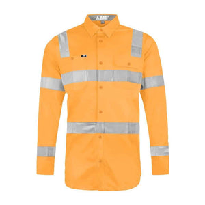 SH06_Stretch-LS-Vic-Rail-Compliant-Hi-Vis-Shirt-With-Reflective-Tape