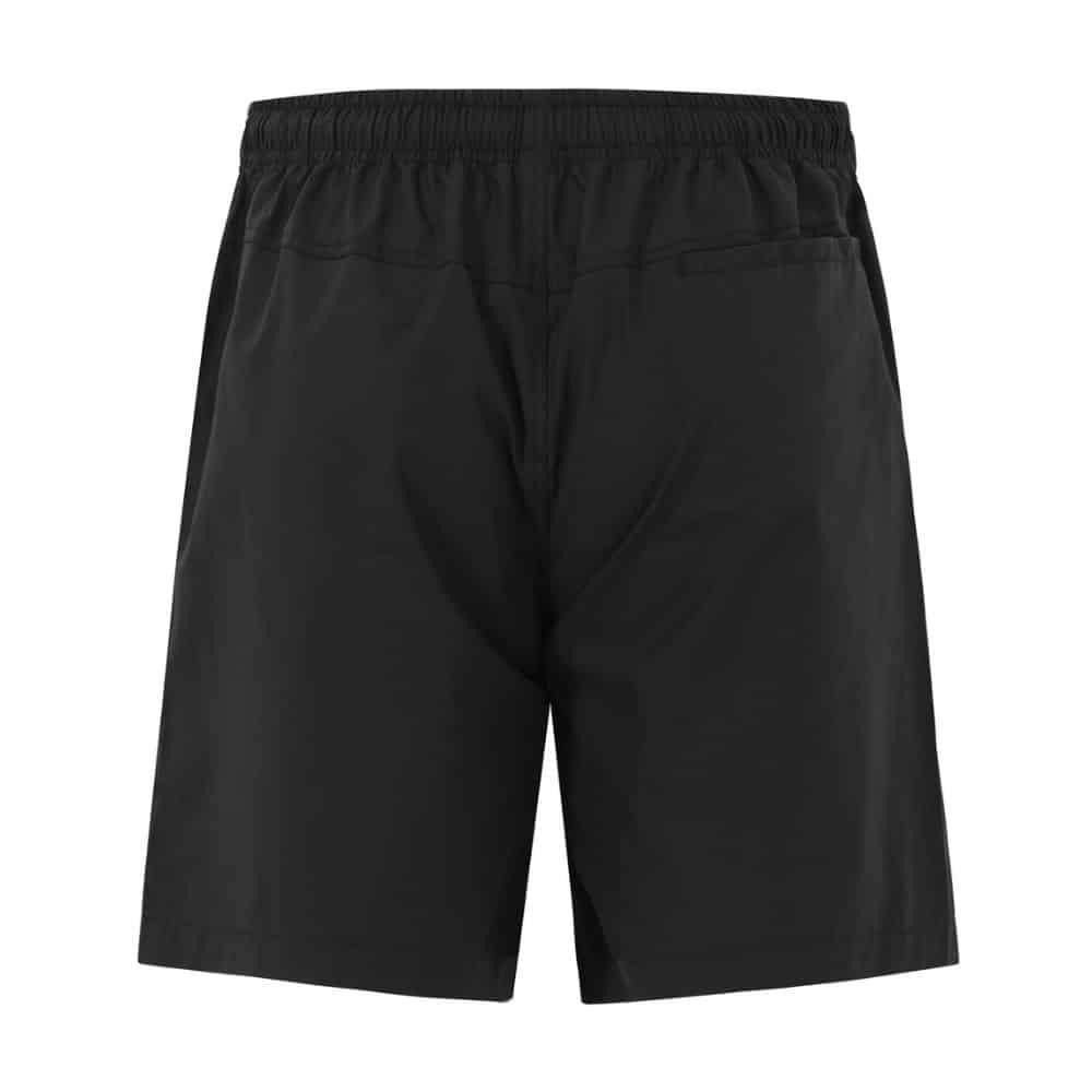 SS06 UNISEX MERCERISED COTTON SHORTS-Black-back