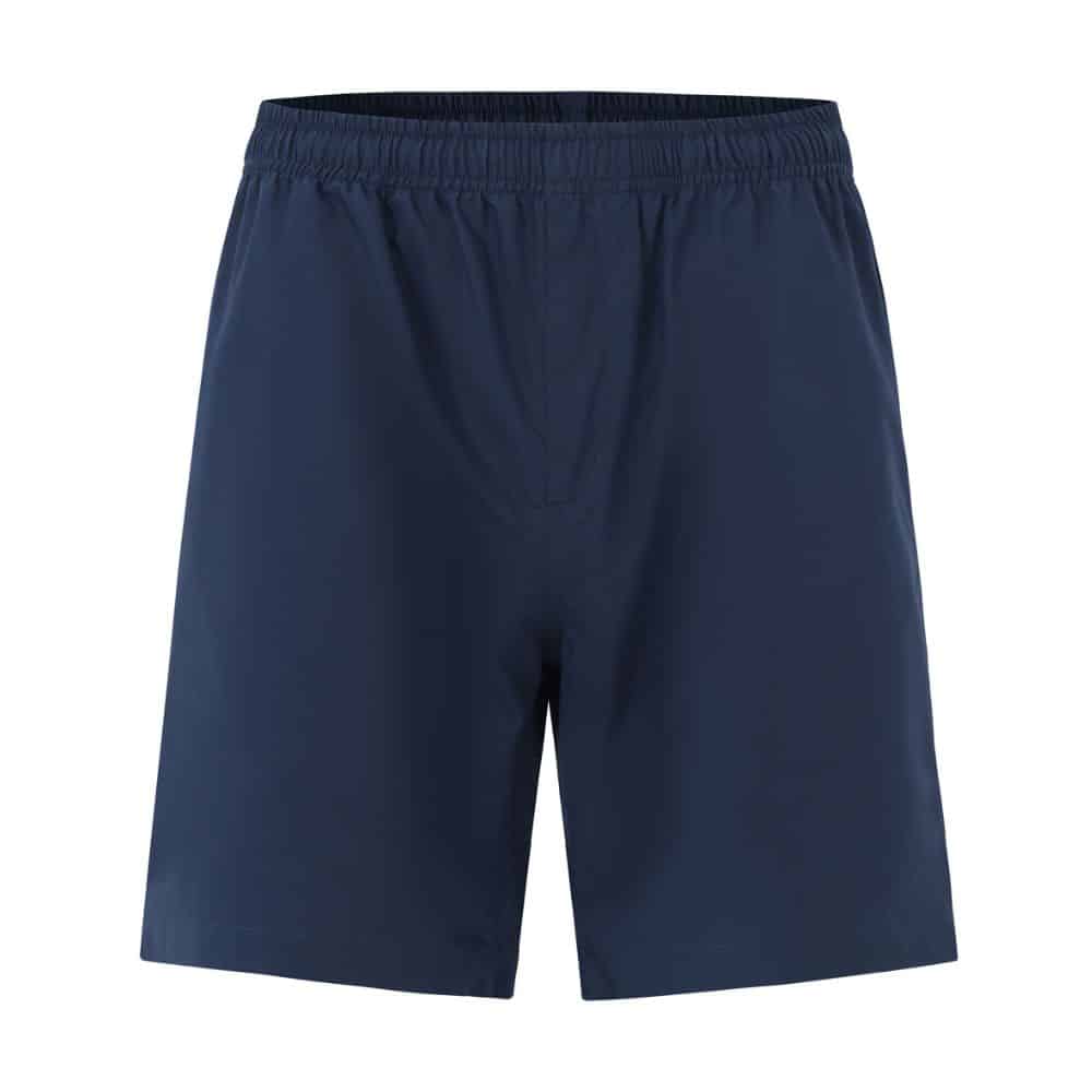 SS06 UNISEX MERCERISED COTTON SHORTS-Navy-front