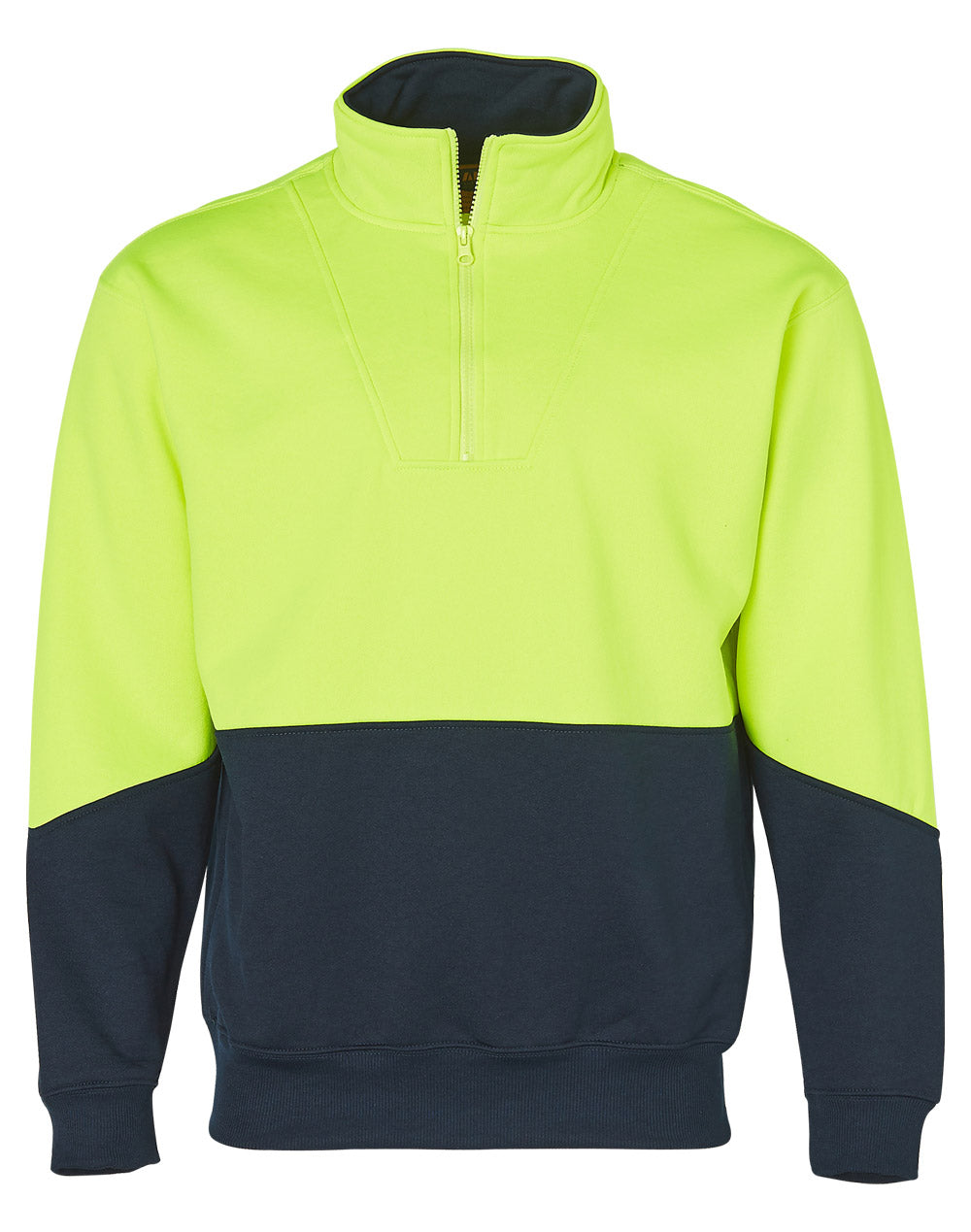 WS Hi-Vis Long Sleeve Fleece Sweat - SW13A
