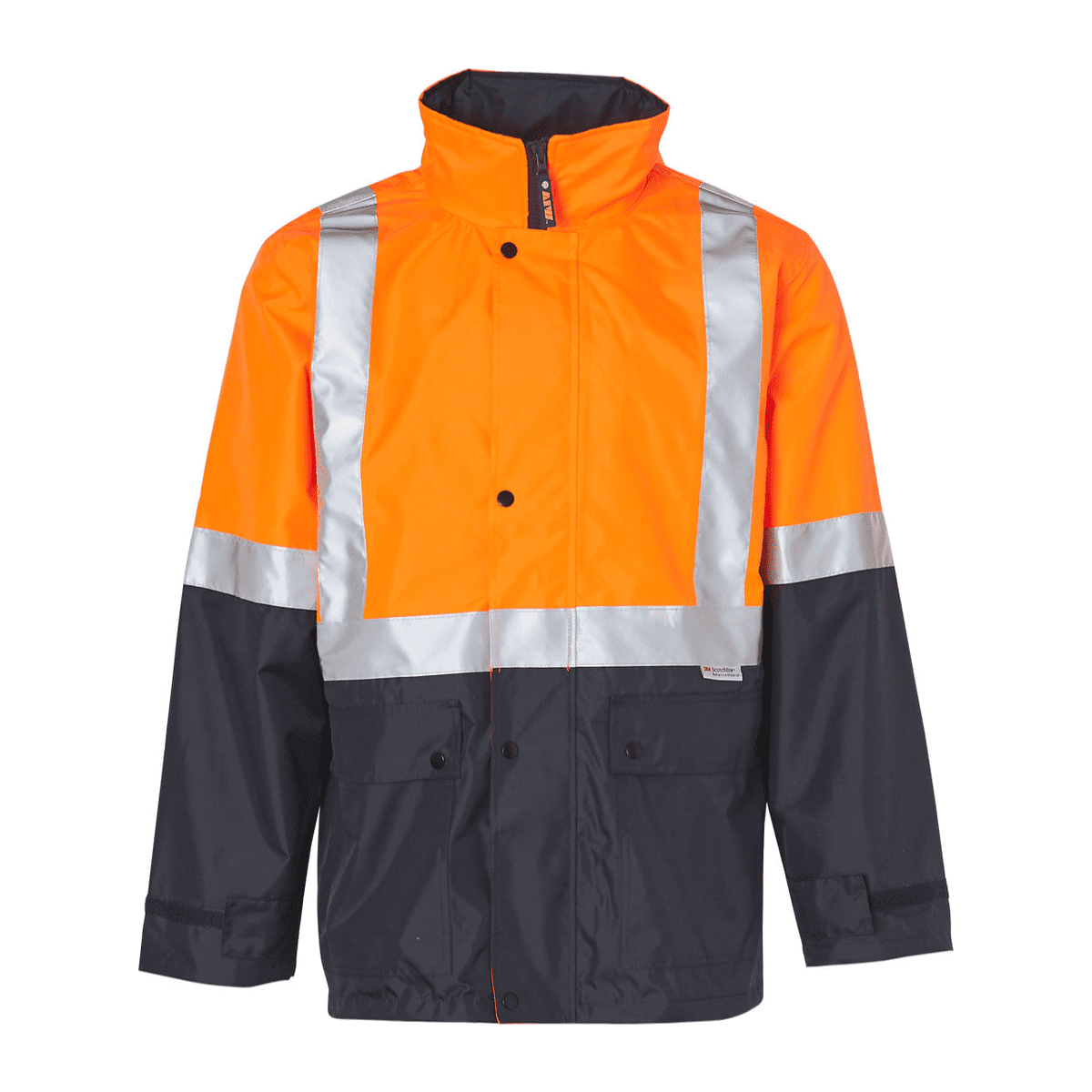 SW18A_Orange-Navy_Safety-Jacket