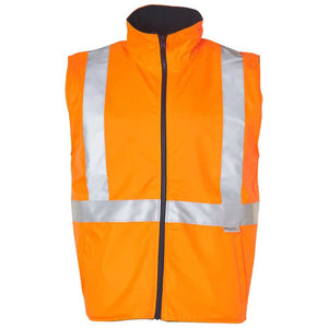 SW37 Hi-Vis SAFETY VEST-Orange Navy