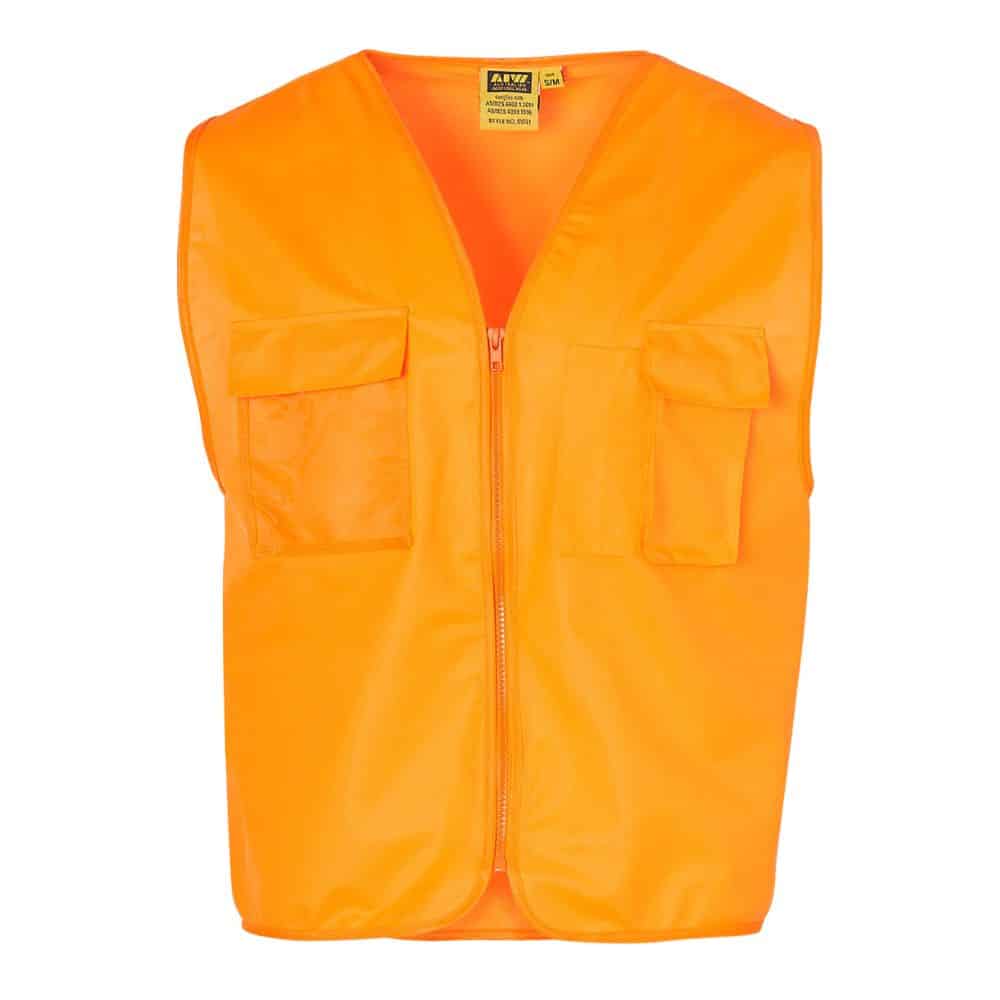 SW41 Hi-Vis SAFETY VEST With ID POCKET-Orange