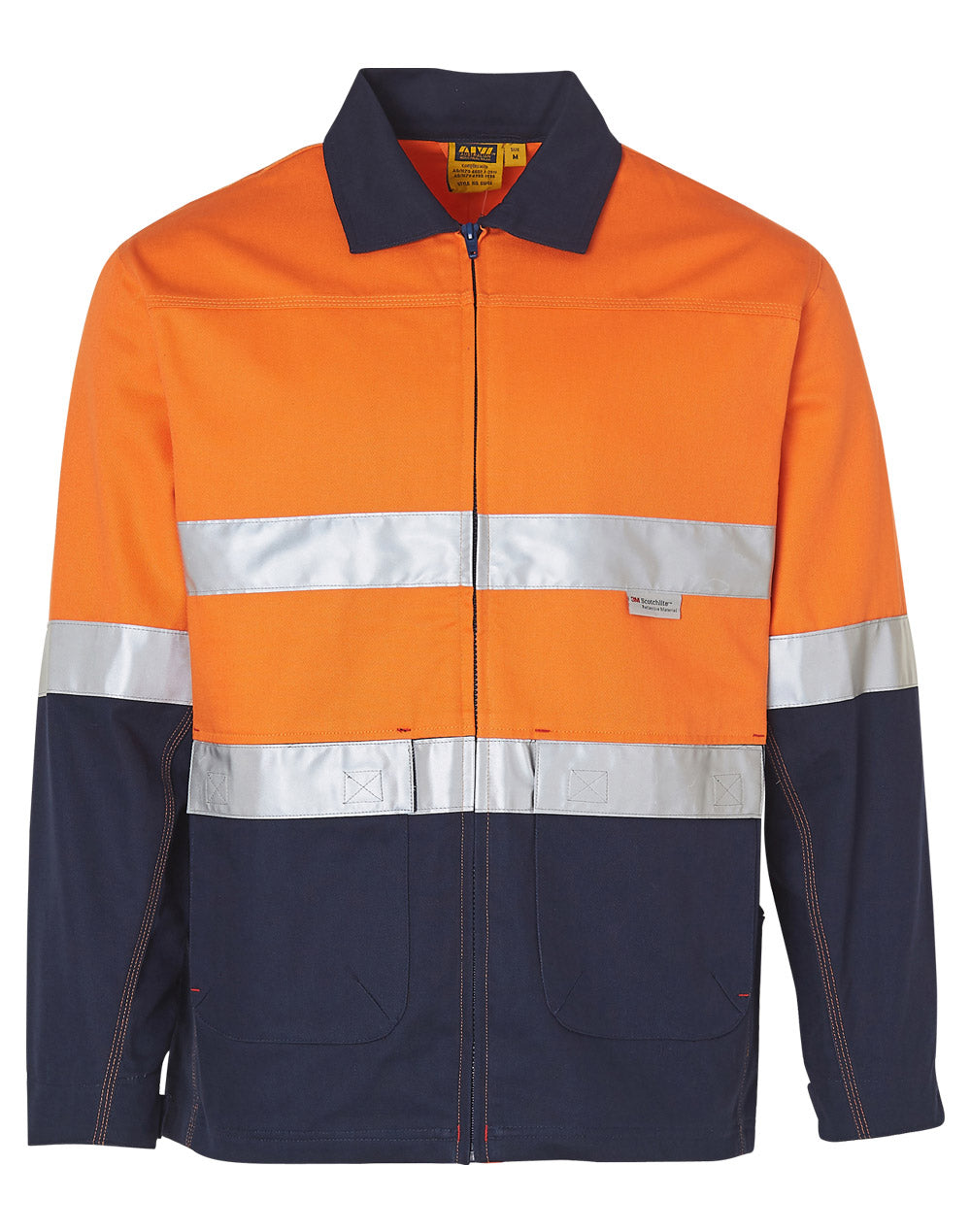 WS Hi-Vis Cotton Jacket With 3M Tapes - SW46