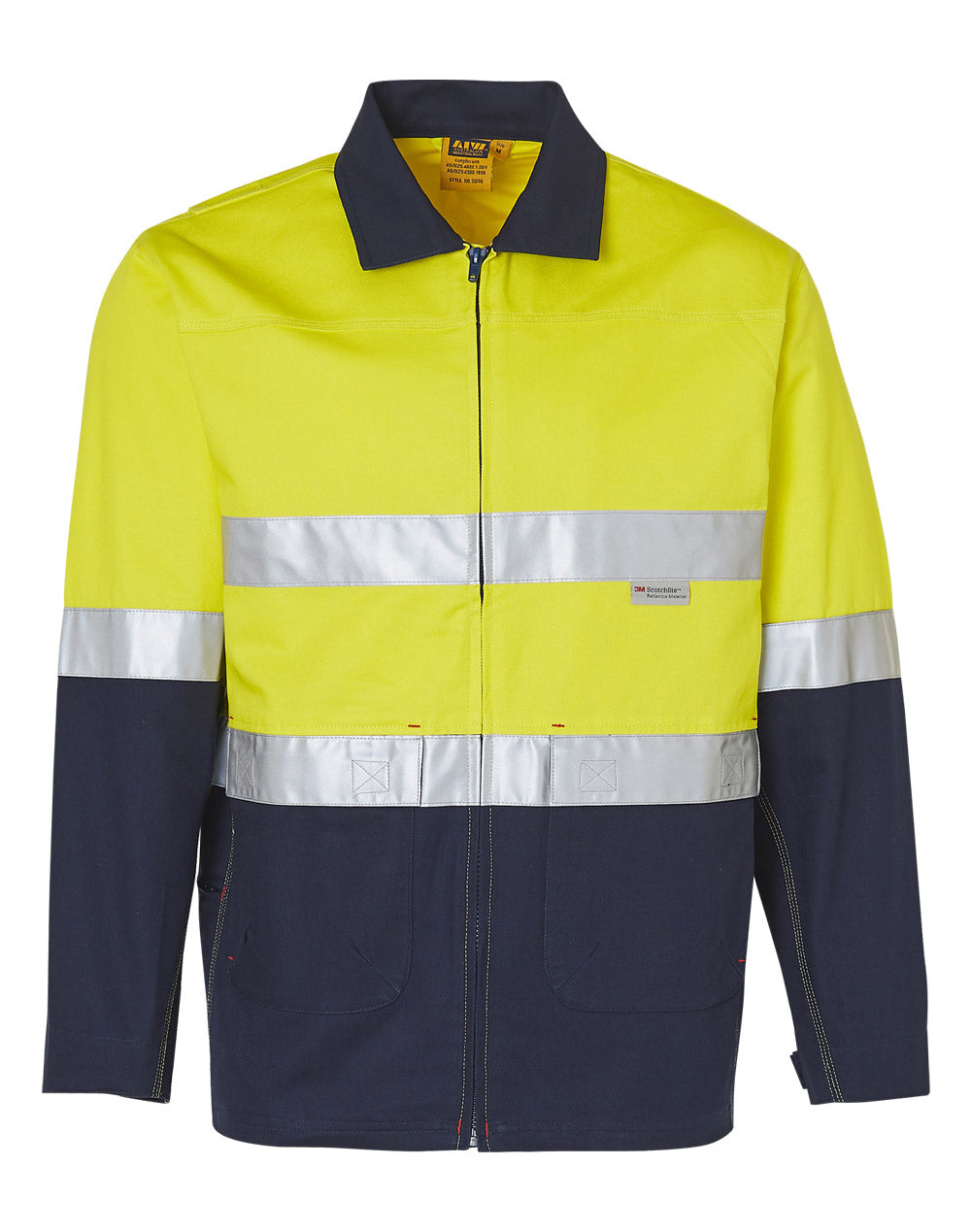 WS Hi-Vis Cotton Jacket With 3M Tapes - SW46