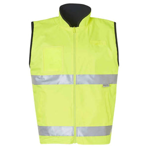 SW49 Hi-Vis SAFETY VEST-Yellow Navy