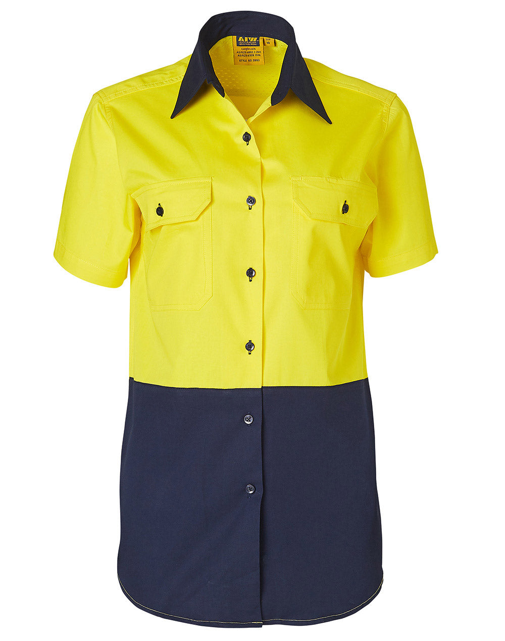 WS Women's Short Sleeve Safety Shirt - SW63
