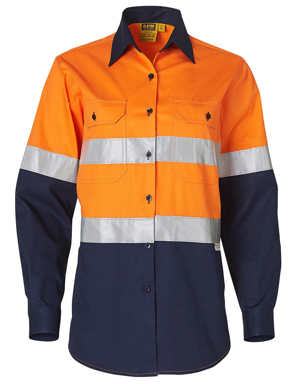 WS Women's Long Sleeve Safety Shirt - SW65