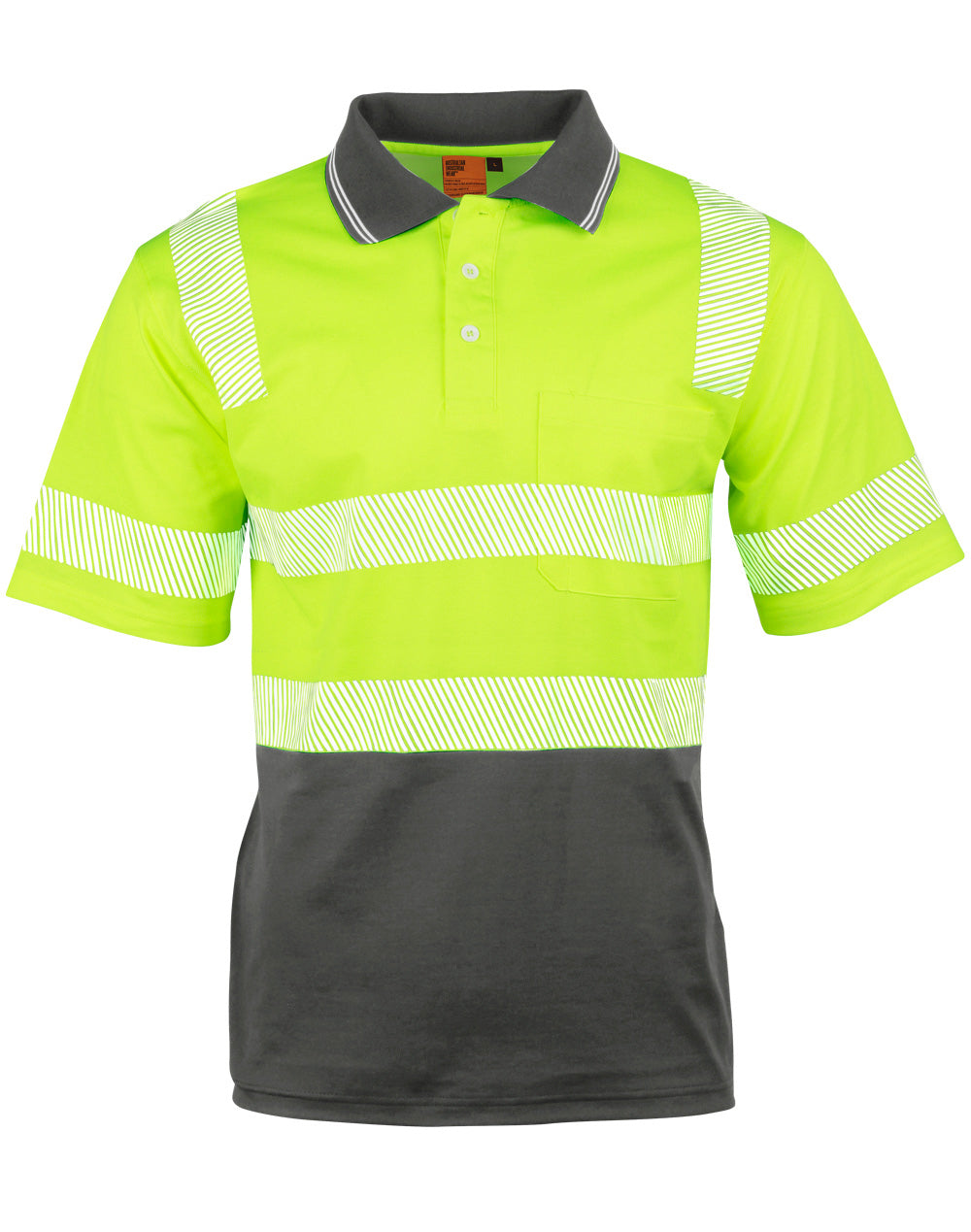 WS Unisex Truedry® Biomotion Segmenter SS Safety Polo - SW73