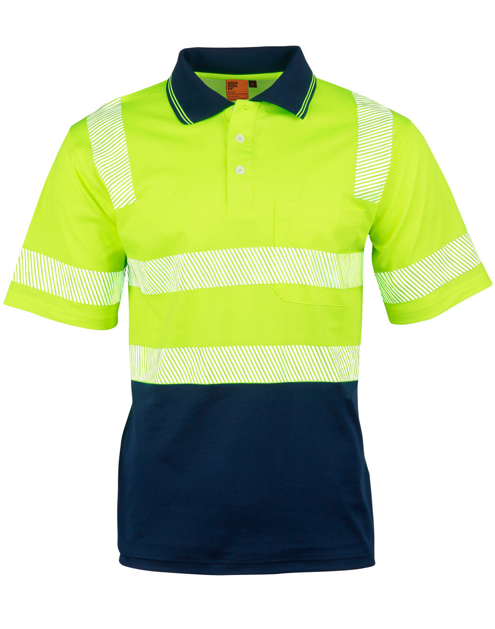 WS Unisex Truedry® Biomotion Segmenter SS Safety Polo - SW73