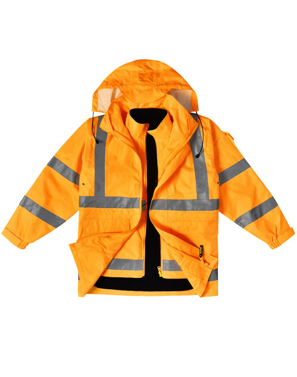 WS VIC Rail Hi Vis 3 in 1 Safety Jacket and Vest - Unisex -  SW77