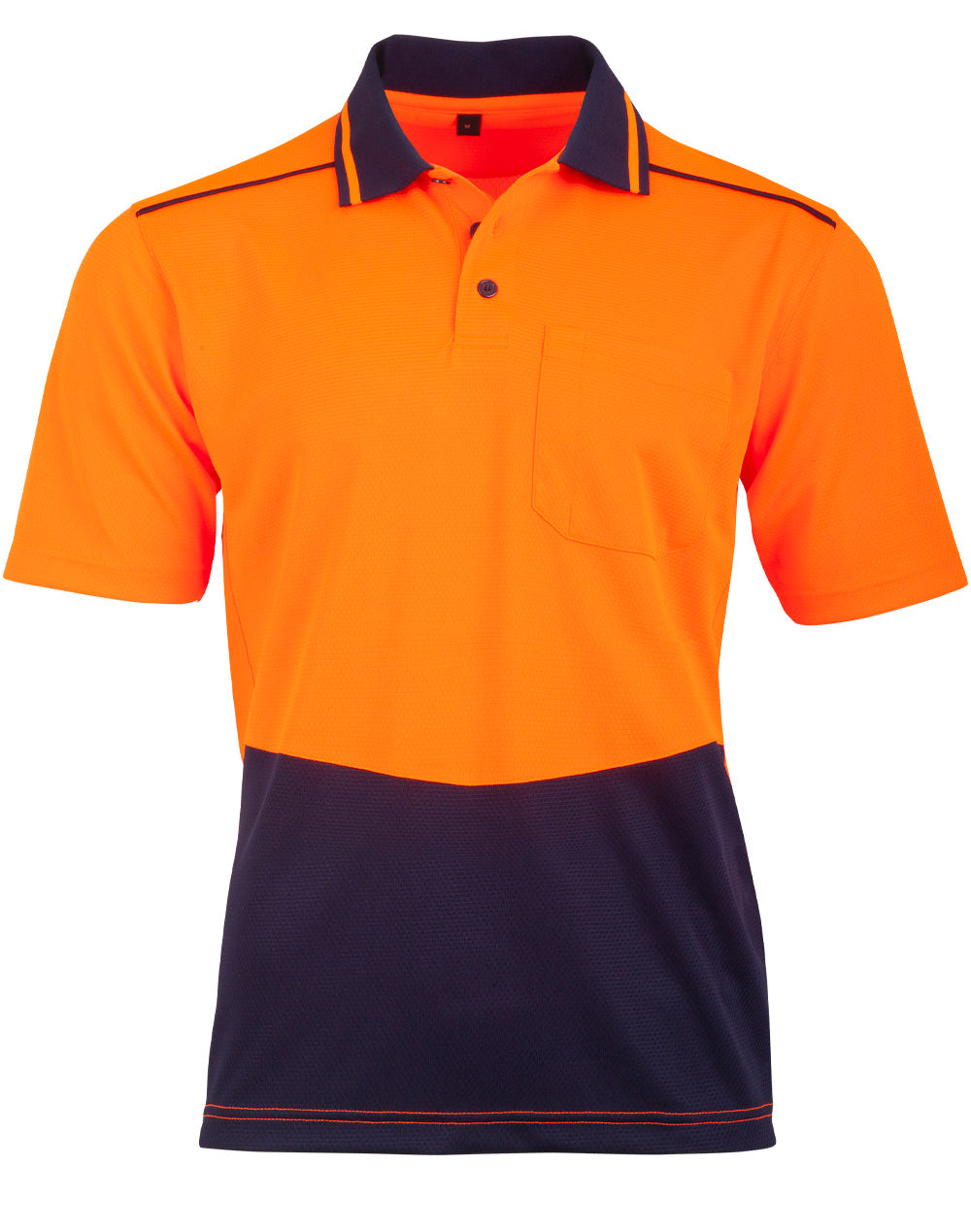 WS Unisex Hi-Vis Bamboo Charcoal SS Polo - SW81