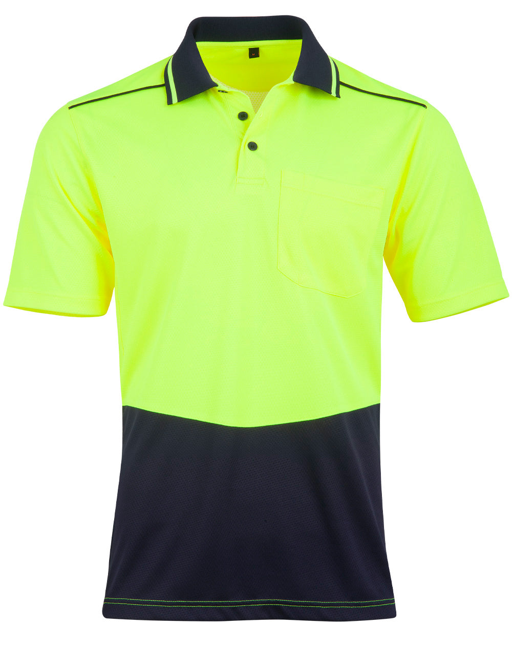WS Unisex Hi-Vis Bamboo Charcoal SS Polo - SW81