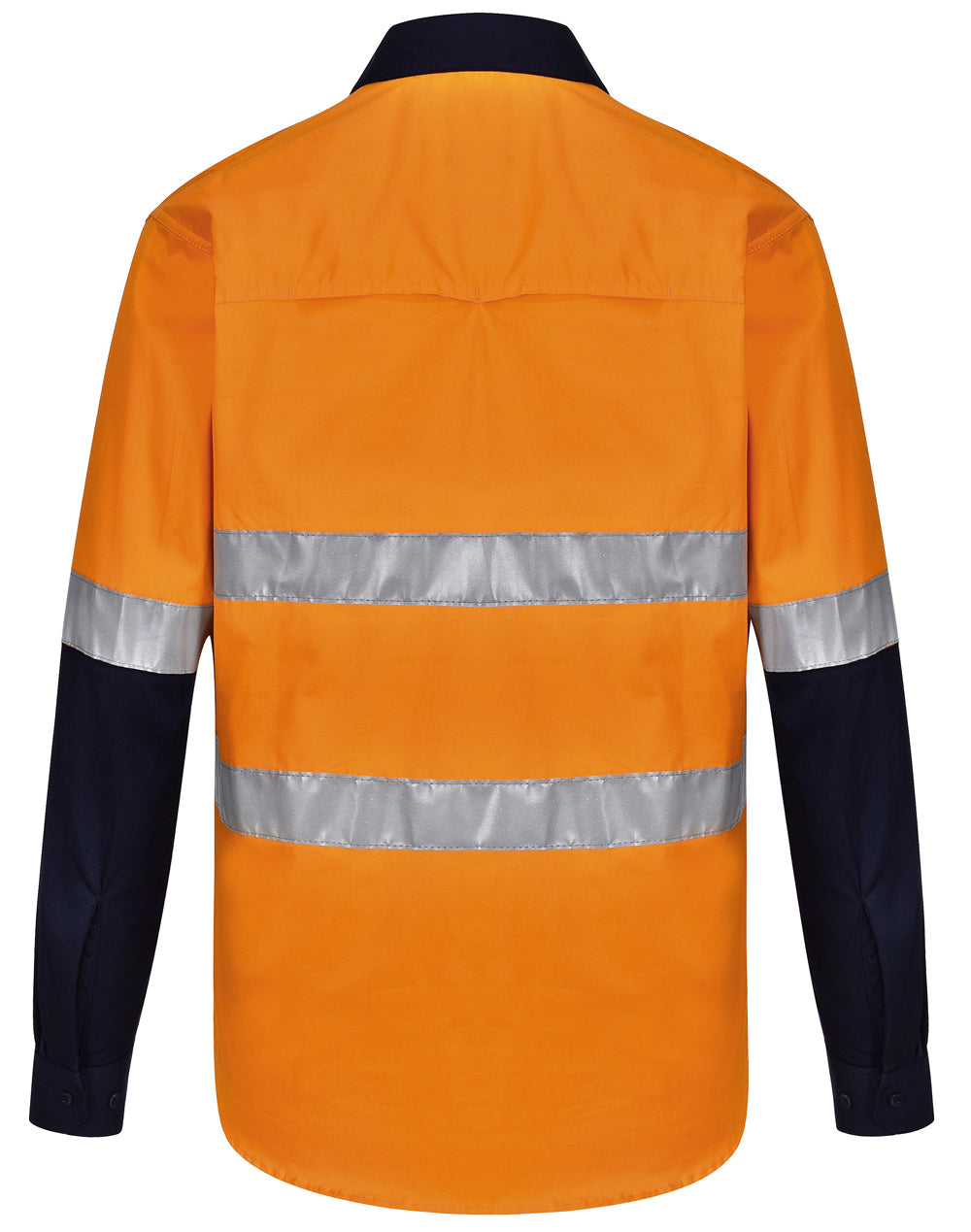 WS Unisex Hi Vis Cool-Breeze Safety LS Shirt (Generic Tape) - SW82