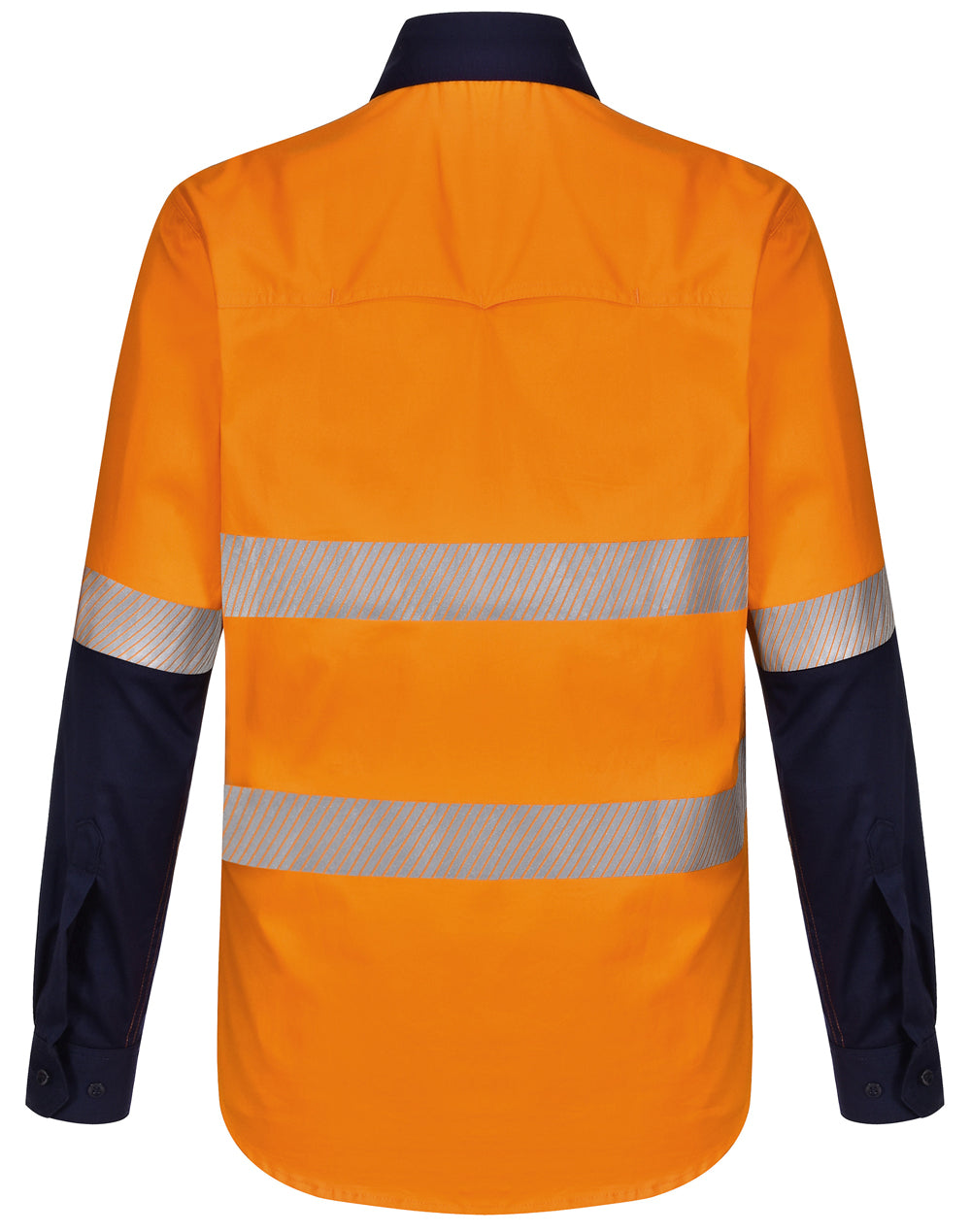 WS Unisex Hi Vis Cool-Breeze Safety LS Shirt (Segmented Tape) - SW83