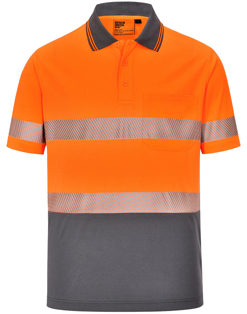 WS Unisex Cooldry Segmented SS Polo -  SW85