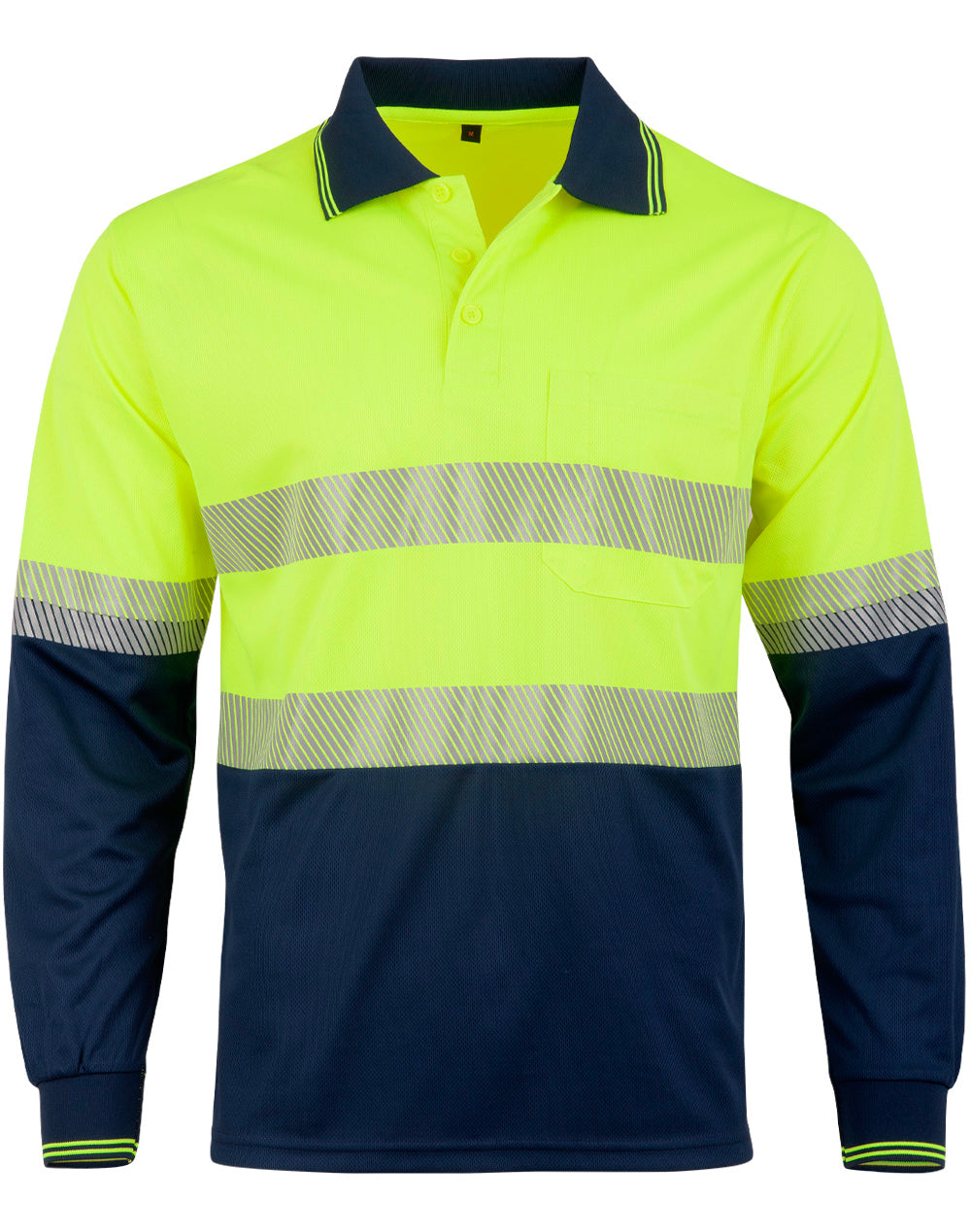 WS Unisex Cooldry Segmented LS Polo -  SW86