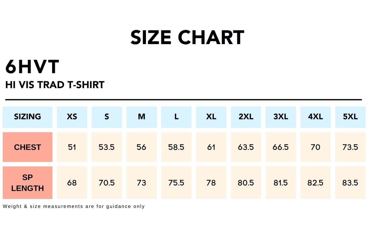 Size-Chart_6HVT-HI-VIS-TRAD-T-SHIRT