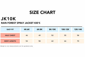 Size-Chart_JK10K-RAIN-FOREST-Spray-Jacket-Kids