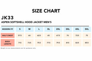 Size-Chart_JK33-ASPEN-Softshell-Hood-Jacket-Mens