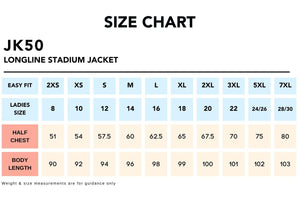 Size-Chart_JK50-LONGLINE-STADIUM-JACKET