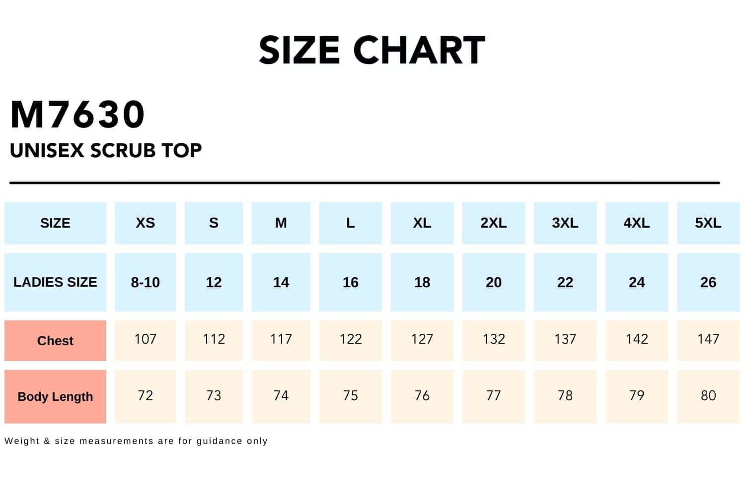 Size-Chart_M7630-Unisex-Scrub-Top