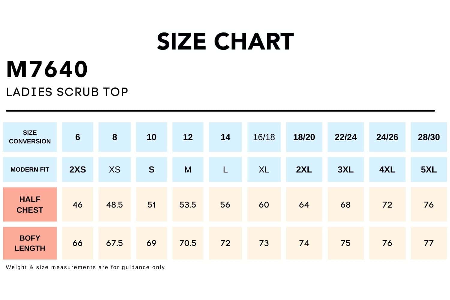 Size-Chart_M7640-LADIES-SCRUB-TOP