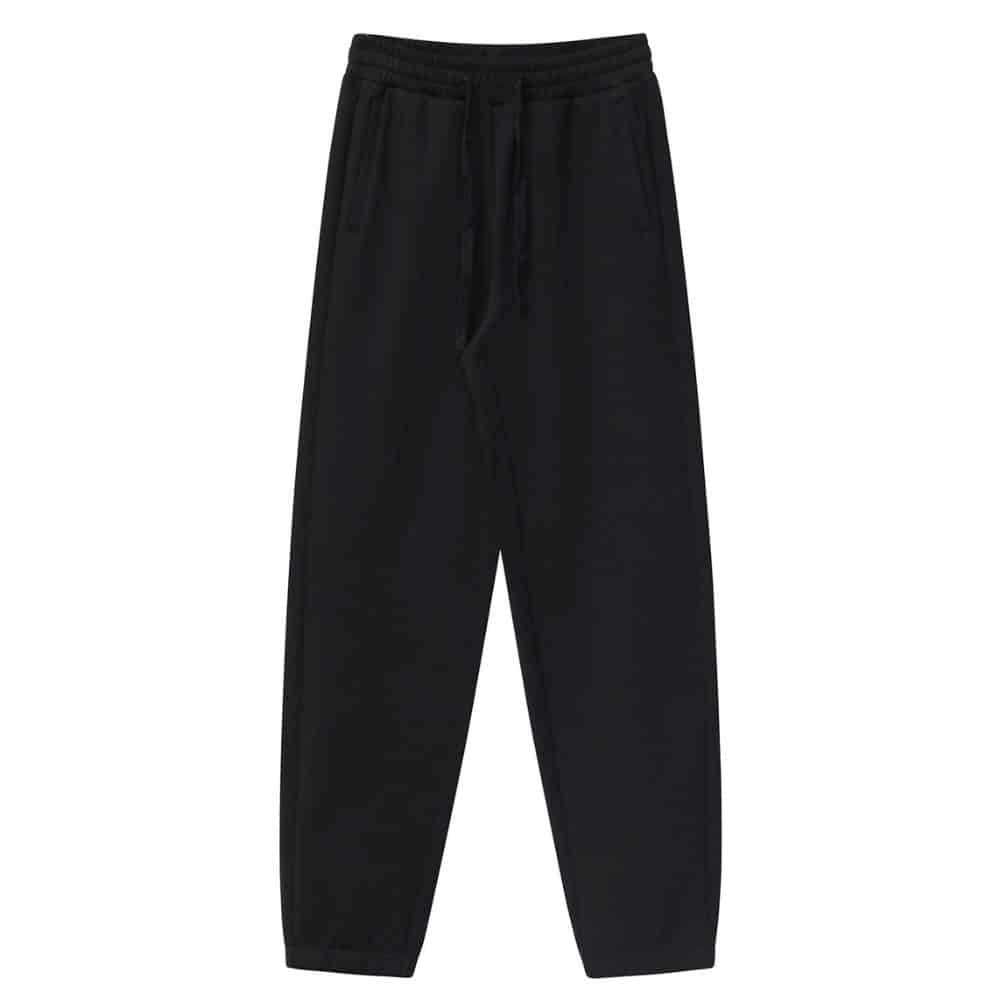 TP05_AIRLAYERED CVC SWEATPANTS Unisex-Black