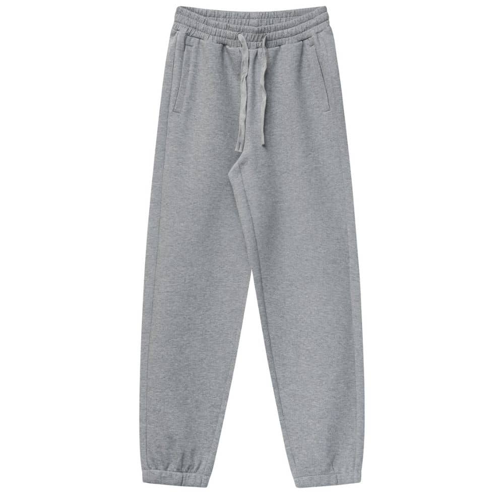 TP05_AIRLAYERED CVC SWEATPANTS Unisex-Grey