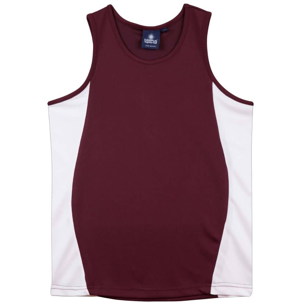 TS19K_TEAMMATE-SINGLET-Kids-Maroon-White