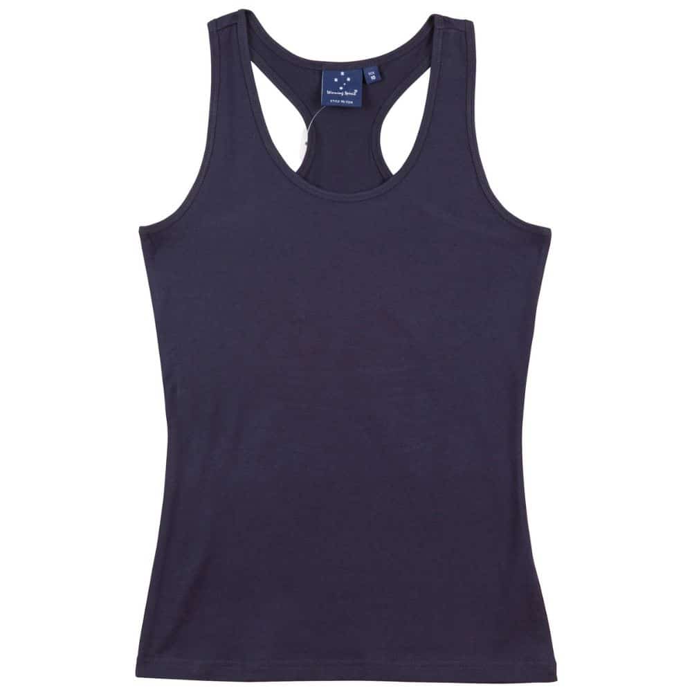 TS21A_STRETCH-RACEBACK-SINGLET-Ladies-Navy