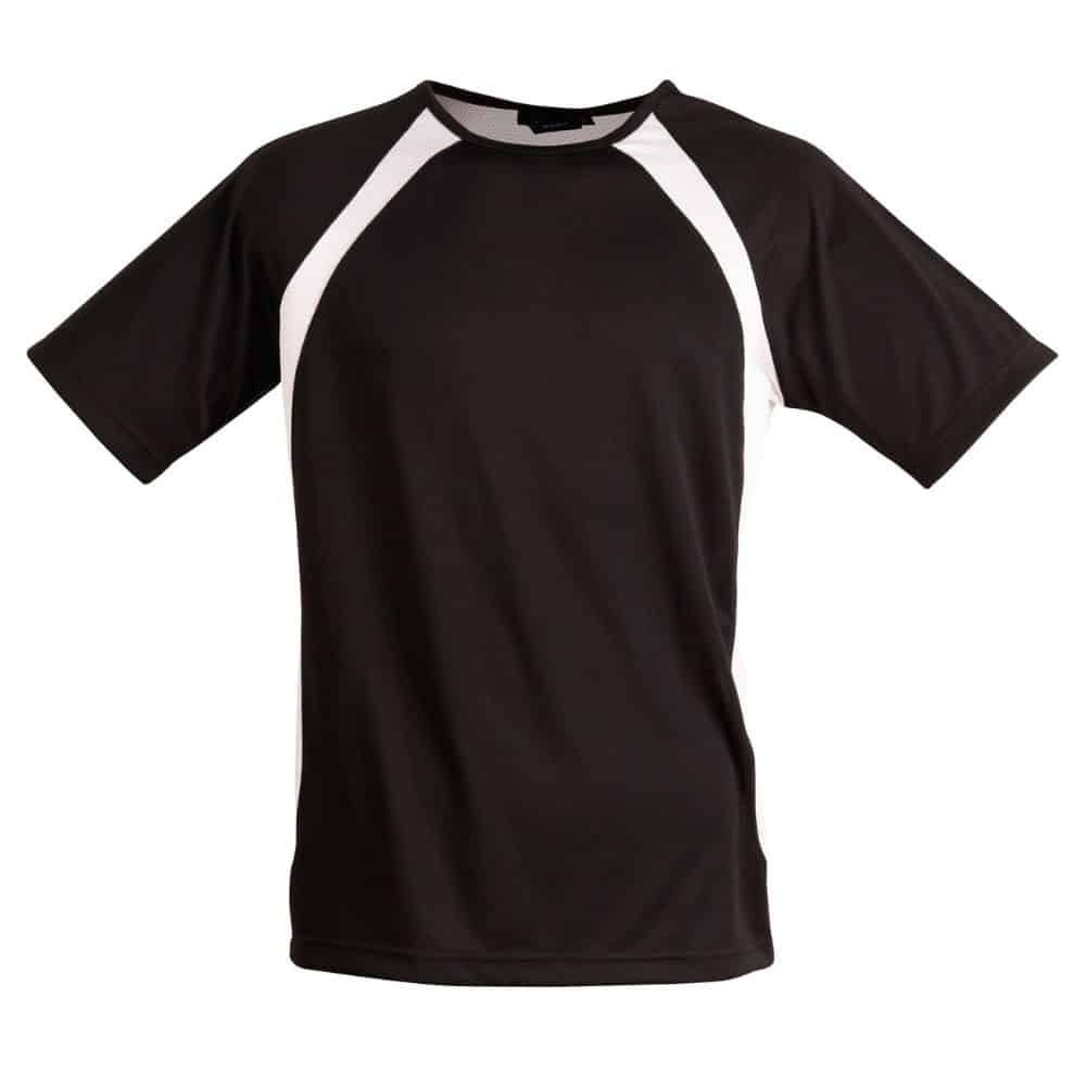 TS71_SPRINT TEE SHIRT Men's-Black White